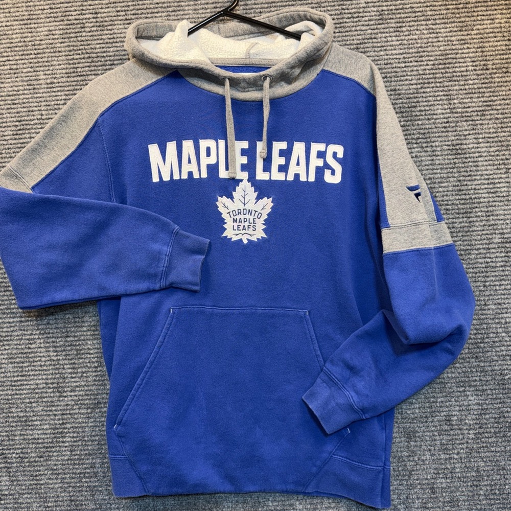 Fanatics Toronto Maple Leafs "Block Party"Classic Arch Pullover Hoodie MenSMALL